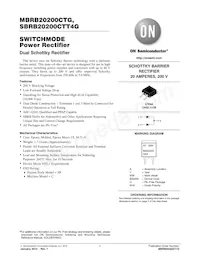 SBRB20200CTT4G Datenblatt Cover