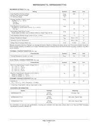 SBRB20200CTT4G Datasheet Pagina 2