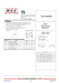 SI3134KDW-TP Datasheet Copertura