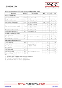 SI3134KDW-TP Datasheet Pagina 2