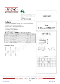 SIL2301-TP Datasheet Copertura