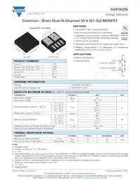 SISF00DN-T1-GE3數據表 封面