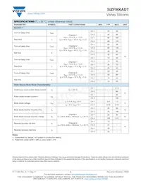 SIZF906ADT-T1-GE3 Datasheet Page 3