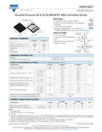 SIZF918DT-T1-GE3 Datasheet Copertura