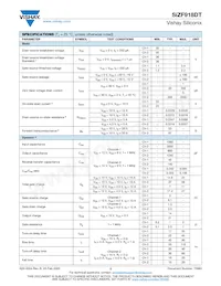 SIZF918DT-T1-GE3 Datasheet Pagina 2