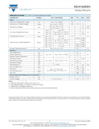 SQ1912AEEH-T1_GE3 Datasheet Pagina 2