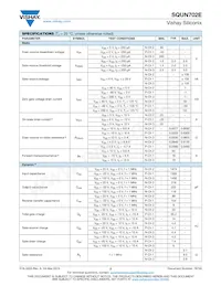 SQUN702E-T1_GE3 Datasheet Pagina 2