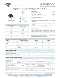 VS-12CWQ04FNTRPBF Datenblatt Cover