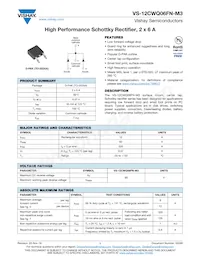 VS-12CWQ06FN-M3 Datasheet Copertura