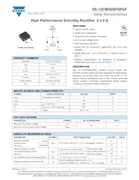 VS-12CWQ06FNTRPBF數據表 封面