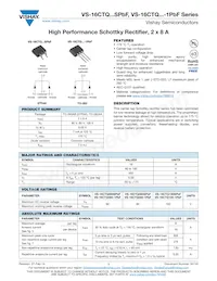 VS-16CTQ060STRLPBF Datenblatt Cover