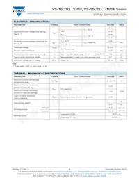 VS-16CTQ060STRLPBF Datasheet Pagina 2