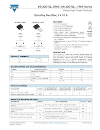 VS-20CTQ040SPBF數據表 封面