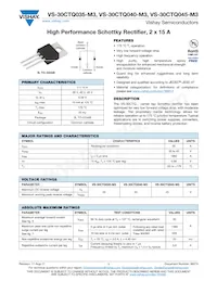 VS-30CTQ045-M3 Datasheet Copertura