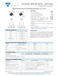 VS-30CTQ045STRLPBF數據表 封面