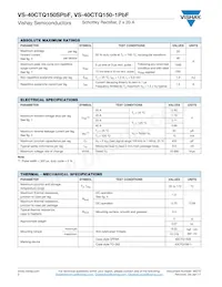 VS-40CTQ150STRLPBF Datenblatt Seite 2