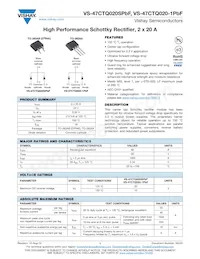 VS-47CTQ020STRLPBF Datenblatt Cover