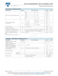 VS-47CTQ020STRLPBF Datenblatt Seite 2