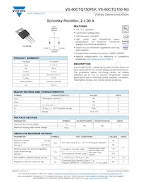 VS-60CTQ150-N3 Datasheet Copertura