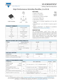 VS-6CWQ04FNTRRPBF Datasheet Copertura