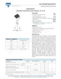 VS-HFA08TA60CSPBF Datasheet Copertura