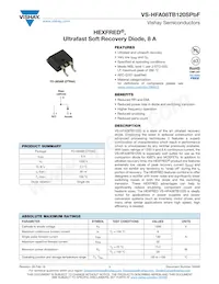 VS-HFA08TB120STRRP Datenblatt Cover