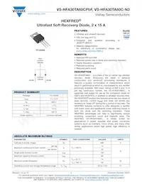 VS-HFA30TA60C-N3 Datenblatt Cover