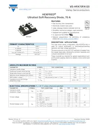 VS-HFA70FA120 Datenblatt Cover