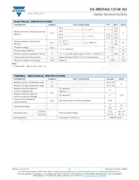 VS-MBR40L15CWPBF Datasheet Pagina 2