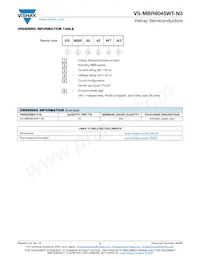 VS-MBR6045WT-N3 Datasheet Pagina 5