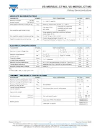 VS-MBRB2545CTR-M3 Datasheet Pagina 2