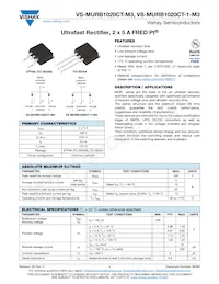 VS-MURB1020CTR-M3 Datasheet Copertura