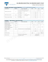 VS-MURB1020CTTRRP Datasheet Pagina 2