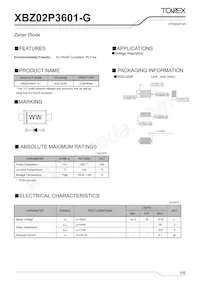 XBZ02P3601-G Datasheet Copertura