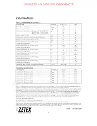 ZXMN3AM832TA數據表 頁面 2