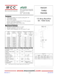 1N5399-TP Datasheet Copertura