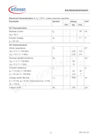 BA595E6327HTSA1 Datasheet Pagina 2