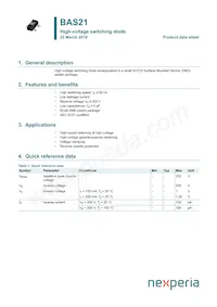 BAS21/8VL Datasheet Copertura