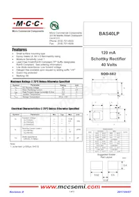BAS40LP-TP Datasheet Copertura