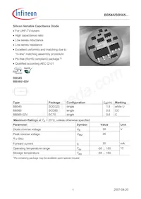 BB565H7912XTSA1 Datasheet Cover