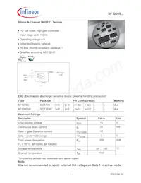 BF1009SRE6327HTSA1 Datenblatt Cover