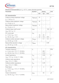 BF799E6327HTSA1數據表 頁面 2