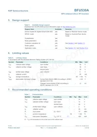 BFU530AVL Datasheet Pagina 3