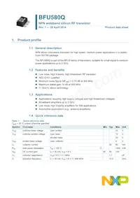 BFU580QX Datenblatt Cover