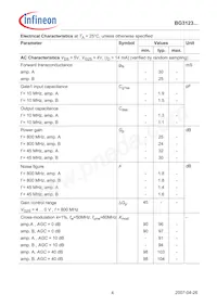 BG3123RH6327XTSA1 Datasheet Pagina 4