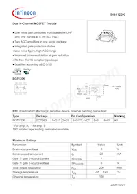 BG5120KH6327XTSA1 Datenblatt Cover