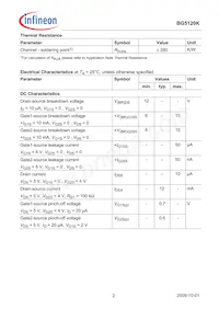 BG5120KH6327XTSA1 Datenblatt Seite 2