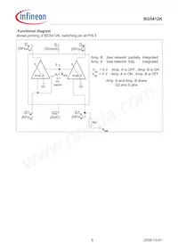 BG5412KH6327XTSA1 Datasheet Pagina 5