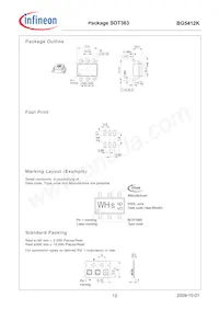 BG5412KH6327XTSA1 Datasheet Page 12