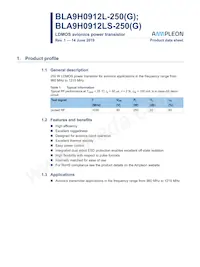 BLA9H0912LS-250GU Datasheet Copertura